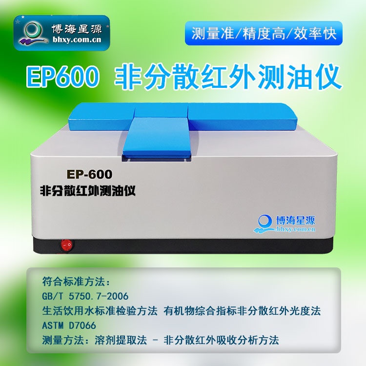 非分散紅外測油儀測量水體或土壤中總的油和油脂