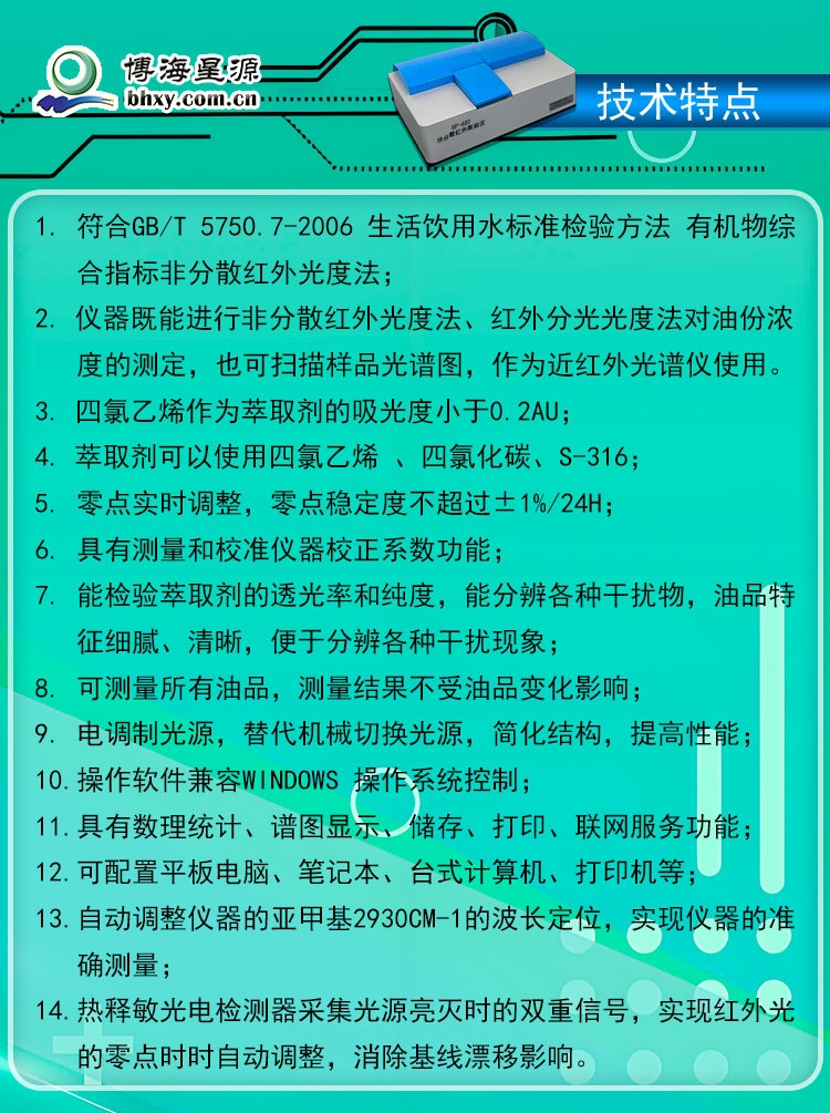 非分散紅外測(cè)油儀